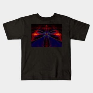 Breach:  Crucifix on Glowing Embers Kids T-Shirt